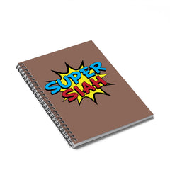 Super Siah Spiral Notebook - Ruled Line (Brown)